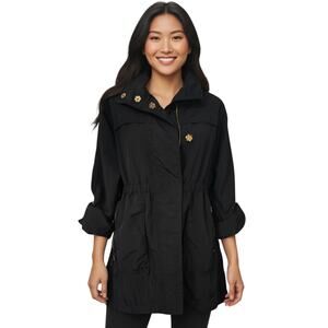 G.E.T. Womens Black All Weather Utility Jacket Size XS